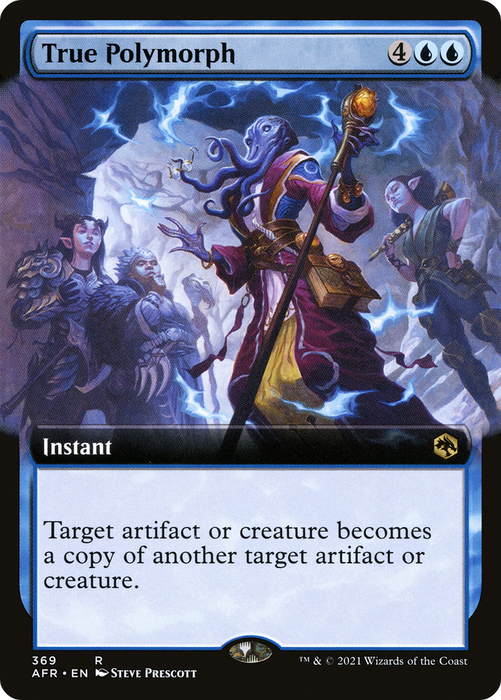 True Polymorph (AFR-369) - rare: (Extended Art) - Foil