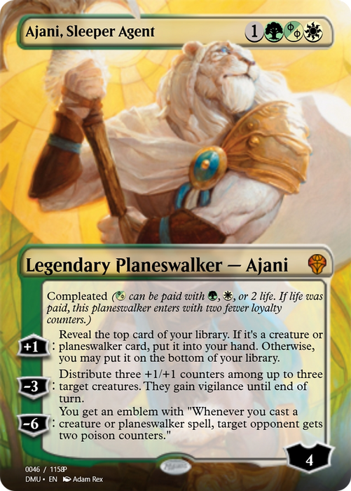 Ajani, Sleeper Agent (PRM-103472) - mythic - Foil