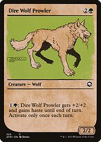 Dire Wolf Prowler (AFR-325) - common: (Showcase)