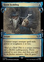 Stern Scolding (LTR-522) - uncommon: (Showcase) - Foil
