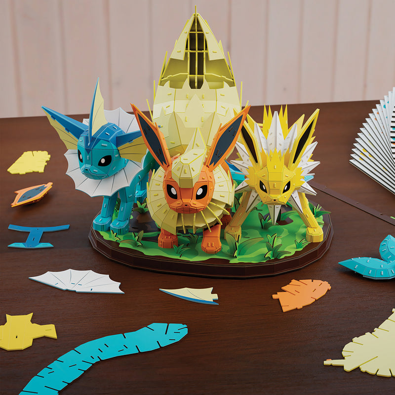 4D Build: Pokémon - Évoli trio d'évolution (multilingue)
