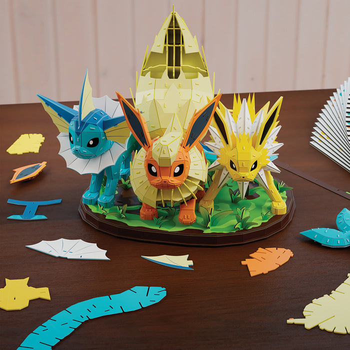 4D Build: Pokémon - Évoli trio d'évolution (multilingue)