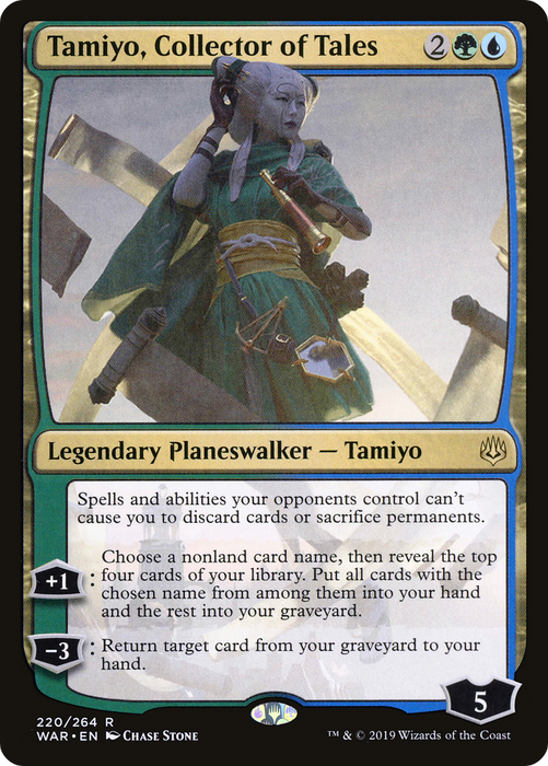 Tamiyo, Collector of Tales (WAR-220) - rare - Foil