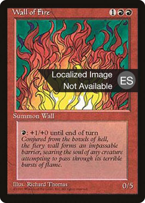 Wall of Fire (4BB-230) - uncommon