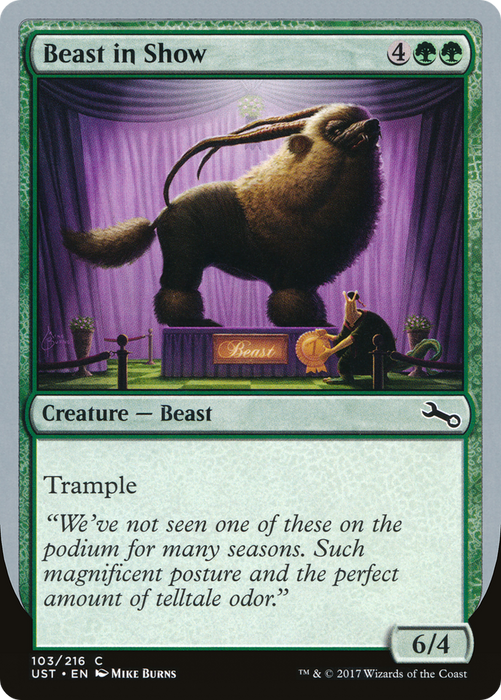 Beast in Show (UST-103B) - common - Foil