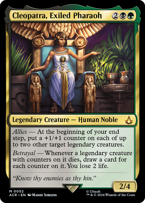 Cleopatra, Exiled Pharaoh (ACR-052) - mythic
