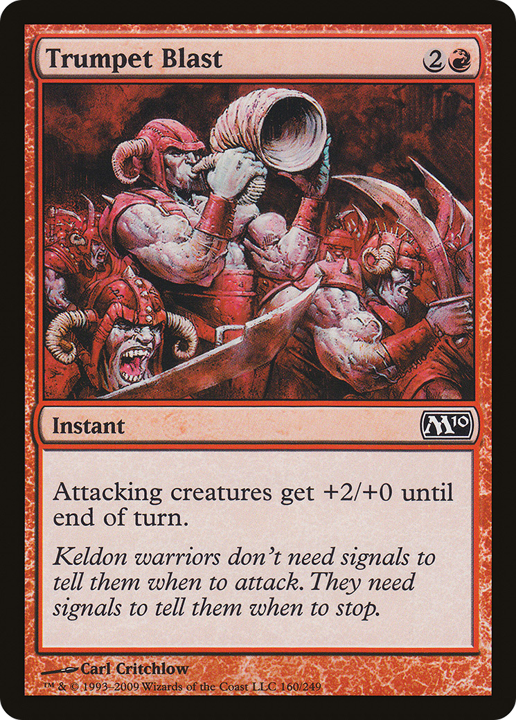 Trumpet Blast (M10-160) - common - Foil