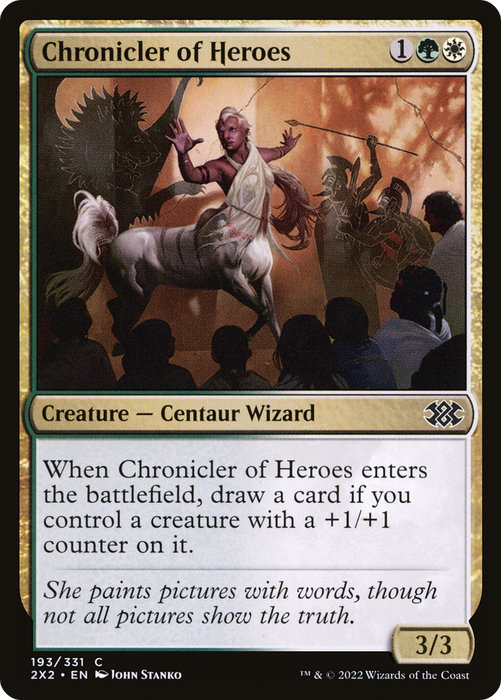 Chronicler of Heroes (2X2-193) - common - Foil