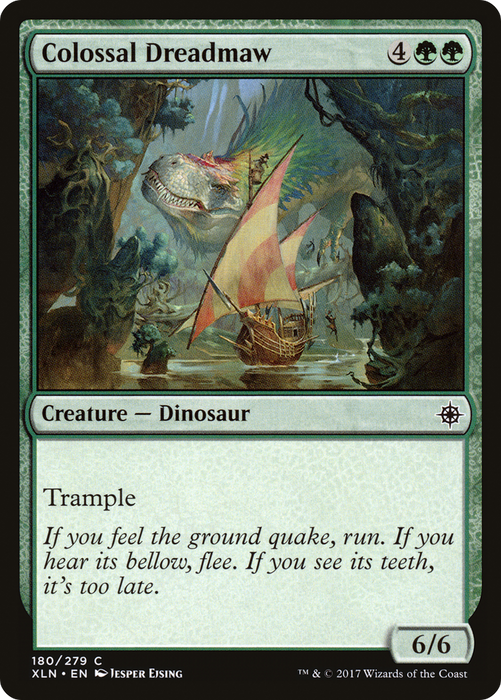 Colossal Dreadmaw (XLN-180) - common - Foil