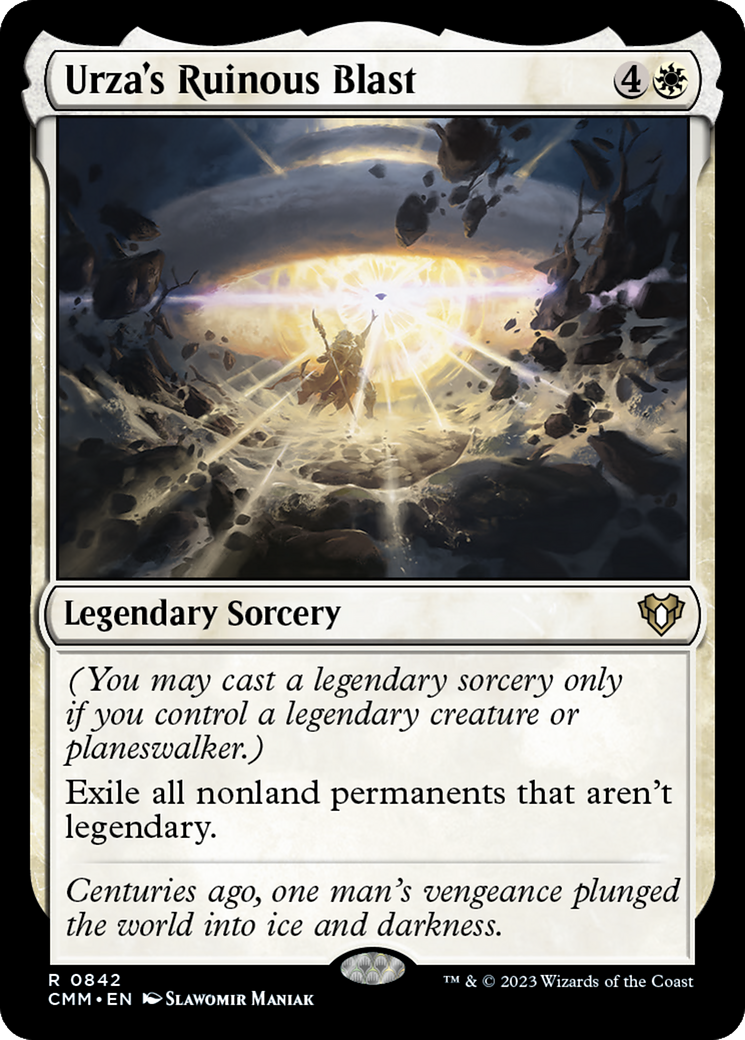 Urza's Ruinous Blast (CMM-842) - rare