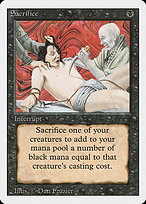 Sacrifice (3ED-126) - uncommon