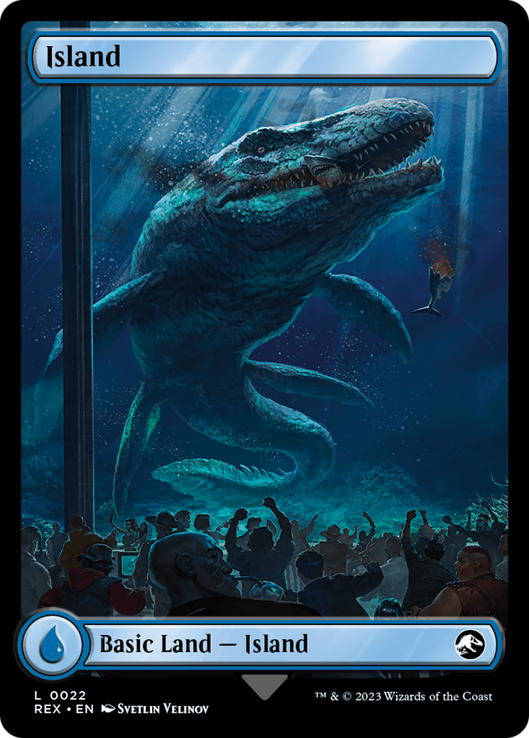 Island // Island (REX-022) - common - Foil