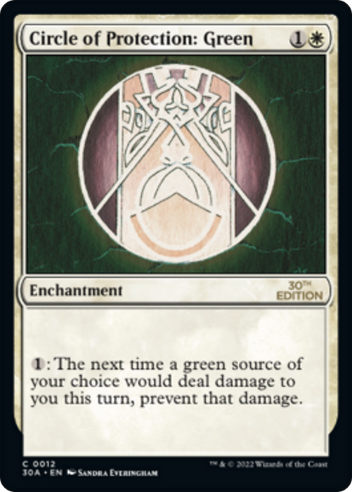 Circle of Protection: Green (30A-012) - common