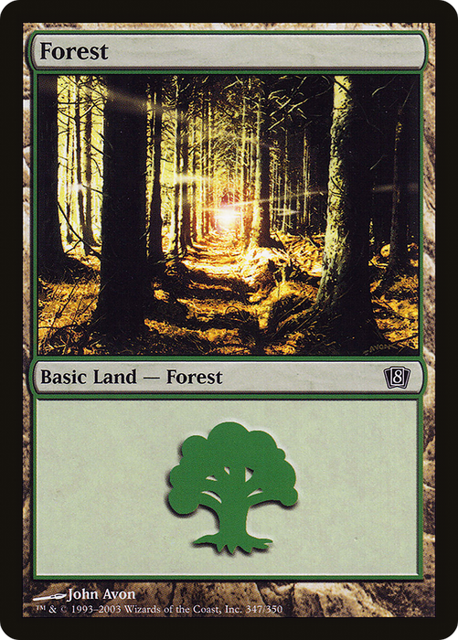 Forest (8ED-347★) - common - Foil