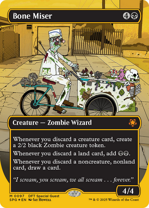 Bone Miser (SPG-097) - mythic (Borderless) - Foil