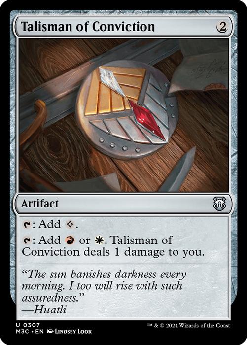 Talisman of Conviction (M3C-307) - uncommon - Foil