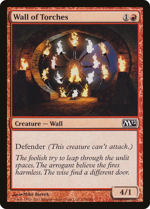 Wall of Torches (M12-159) - common - Foil
