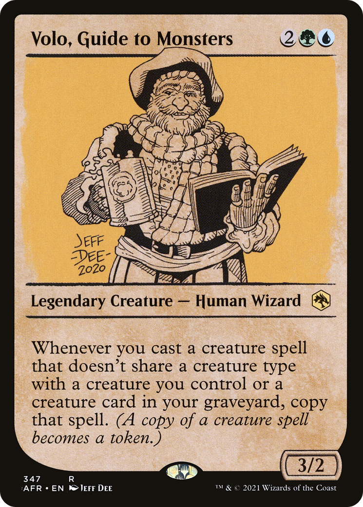 Volo, Guide to Monsters (AFR-347) - rare: (Showcase) - Foil