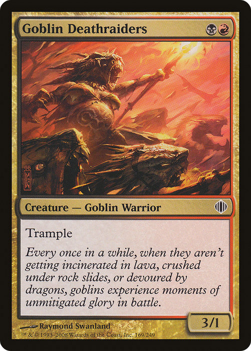 Goblin Deathraiders (ALA-169) - common - Foil