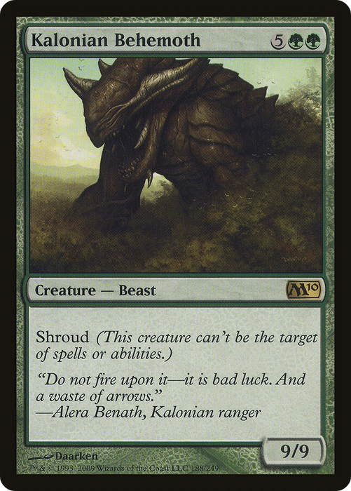 Kalonian Behemoth (M10-188) - rare
