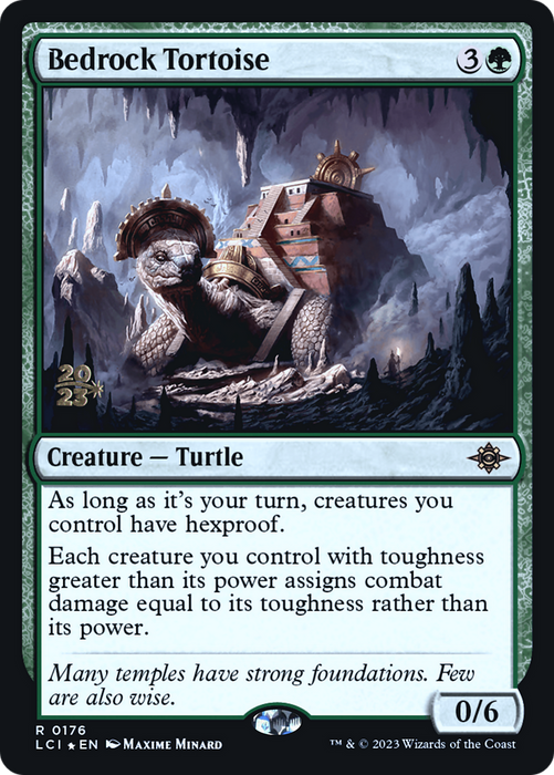 Bedrock Tortoise (PRE-176S) - rare - Foil
