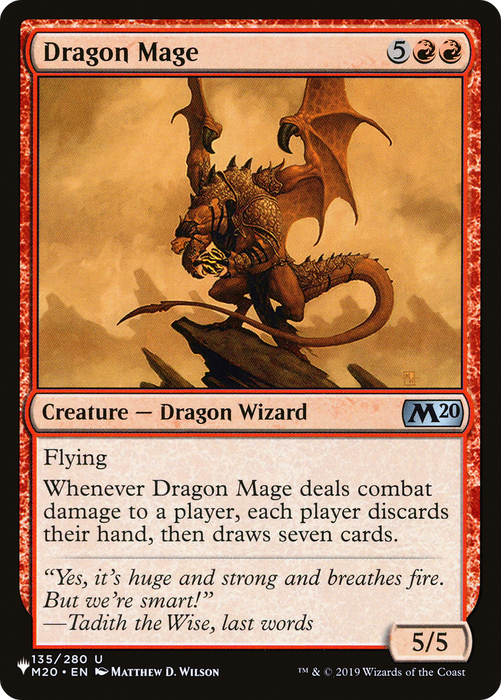 Dragon Mage (LIST-M20-135) - uncommon