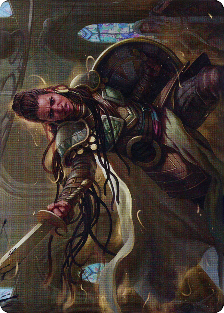 Shanna, Purifying Blade // Shanna, Purifying Blade (ADMU-055) - common (Borderless) - Foil