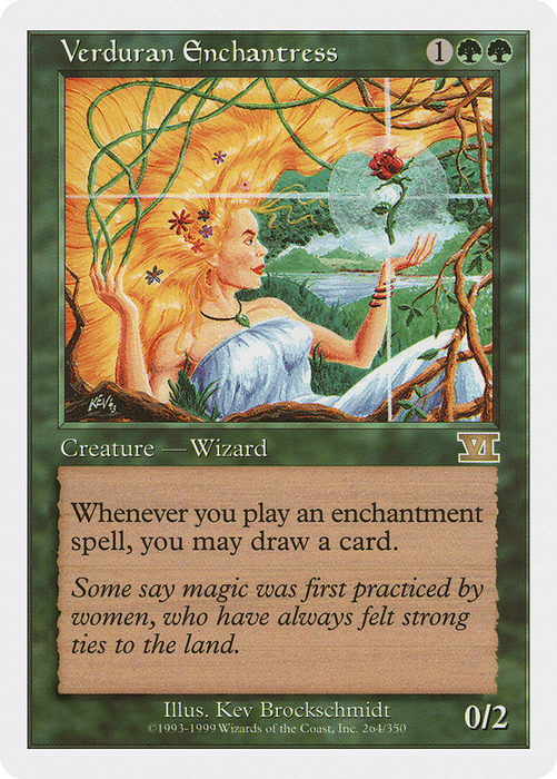Verduran Enchantress (6ED-264) - rare