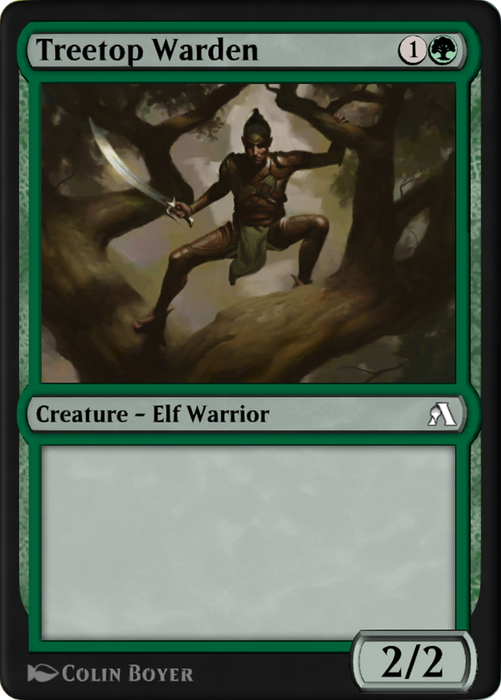 Treetop Warden (OANA-048) - common