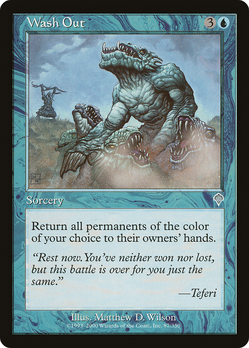Wash Out (INV-087) - uncommon - Foil