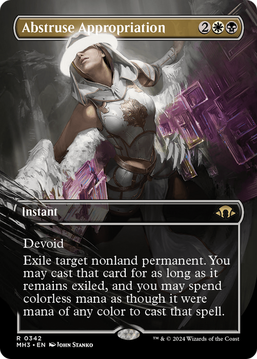 Abstruse Appropriation (MH3-342) - rare (Borderless) - Foil