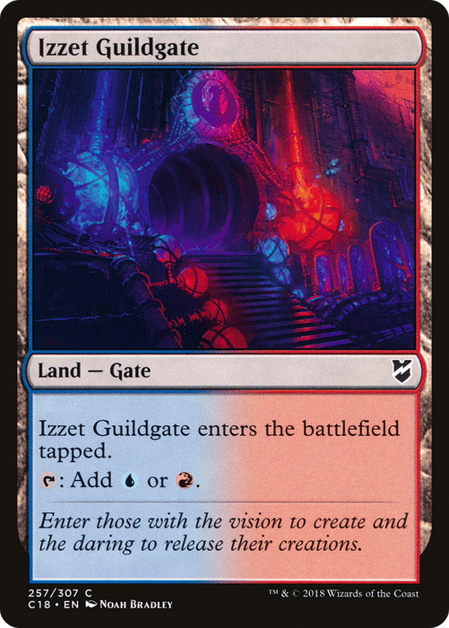 Izzet Guildgate (C18-257) - common