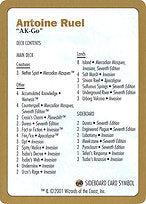 Antoine Ruel Decklist (WCD-AR0B) - common