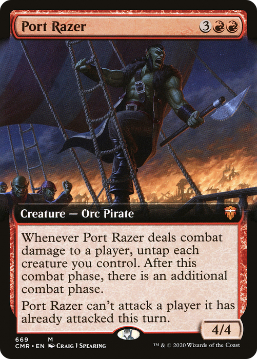 Port Razer (CMR-669) - mythic: (Extended Art) - Foil