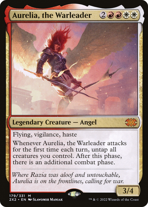 Aurelia, the Warleader (2X2-179) - mythic