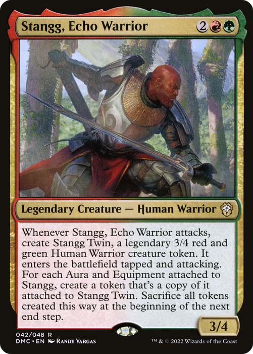 Stangg, Echo Warrior (DMC-042) - rare - Foil