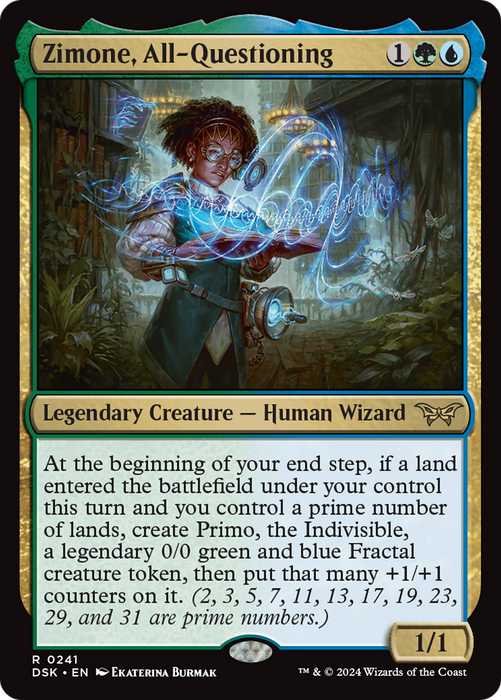 Zimone, All-Questioning (DSK-241) - rare - Foil