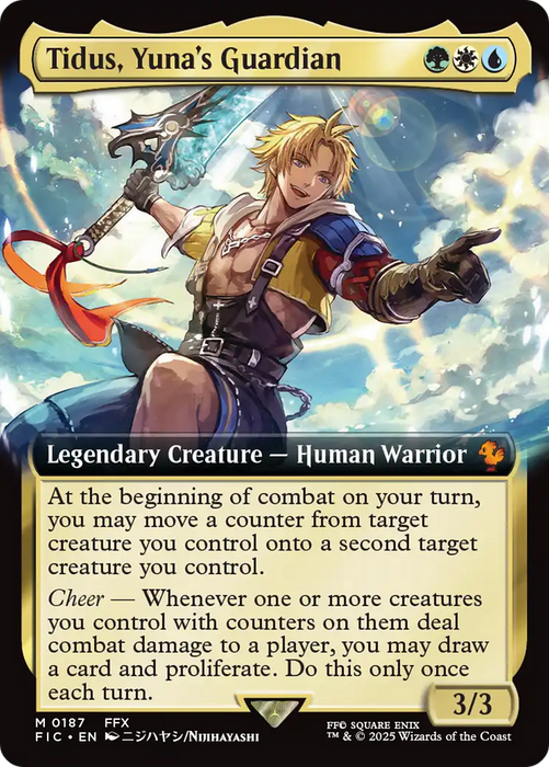 Tidus, Yuna's Guardian (FIC-187) - mythic: (Extended Art) - Foil