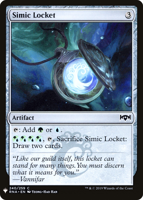 Simic Locket (LIST-RNA-240) - common
