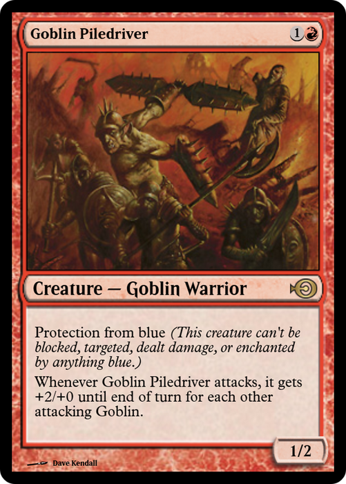 Goblin Piledriver (PRM-31415) - rare - Foil