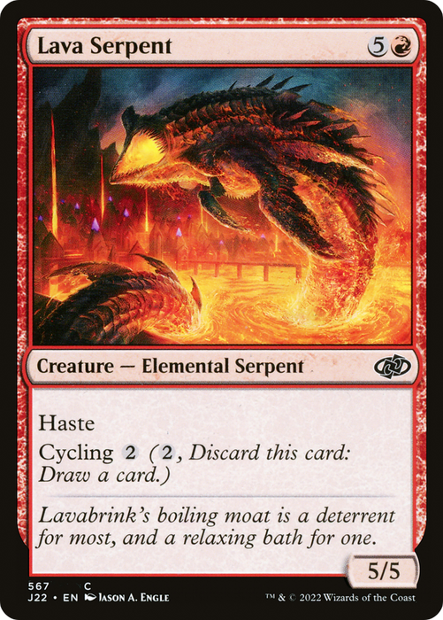 Lava Serpent (J22-567) - common
