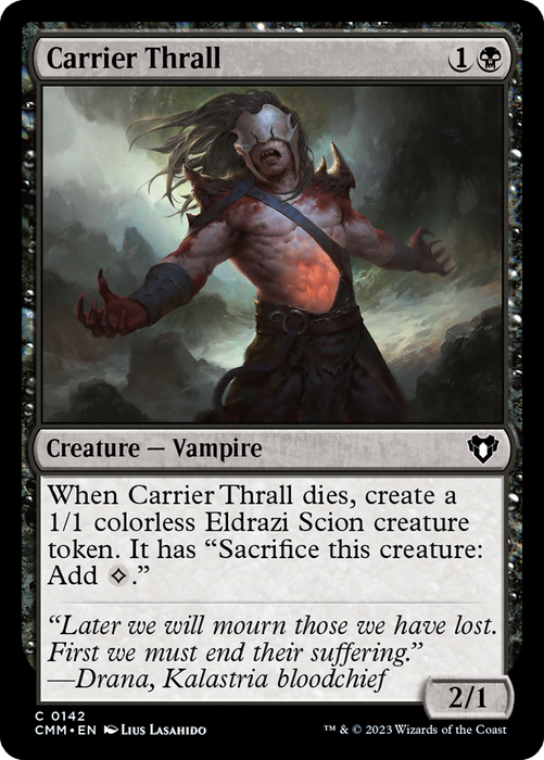 Carrier Thrall (CMM-142) - common - Foil