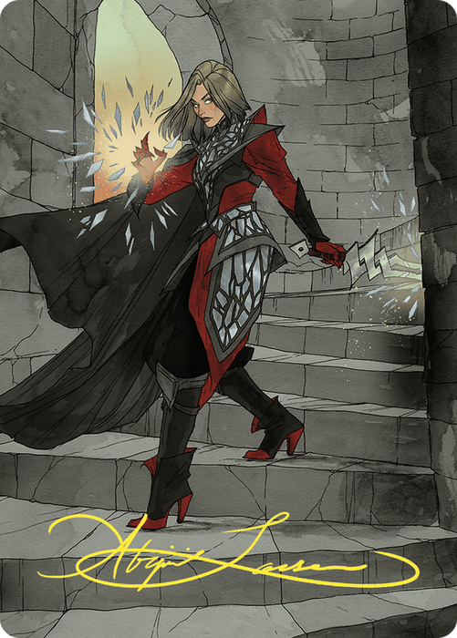 Rowan, Scion of War // Rowan, Scion of War (AWOE-059) - common (Borderless) - Foil