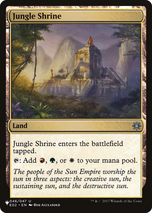 Jungle Shrine (LIST-E02-46) - uncommon