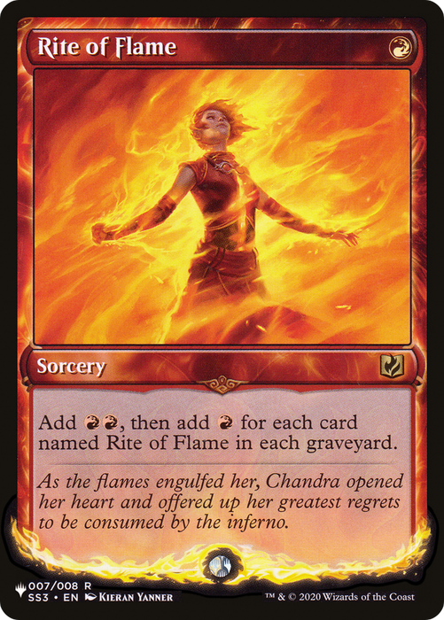 Rite of Flame (LIST-SS3-7) - rare