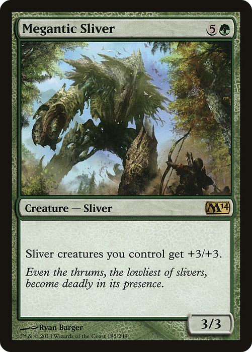 Megantic Sliver (M14-185) - rare - Foil