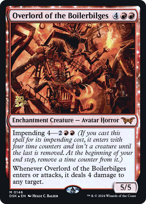 Overlord of the Boilerbilges (PRE-146S) - mythic: (enchantment) - Foil