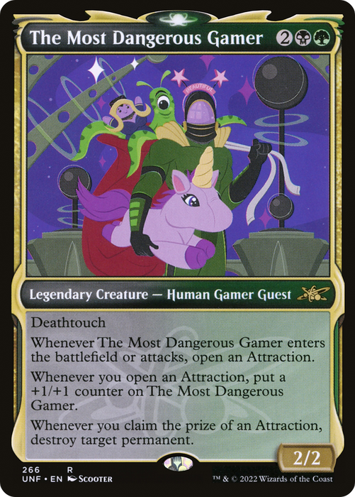 The Most Dangerous Gamer (UNF-266) - rare: (Showcase) - Foil