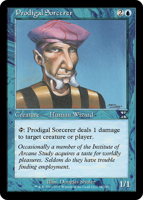 Prodigal Sorcerer (ME4-058) - uncommon