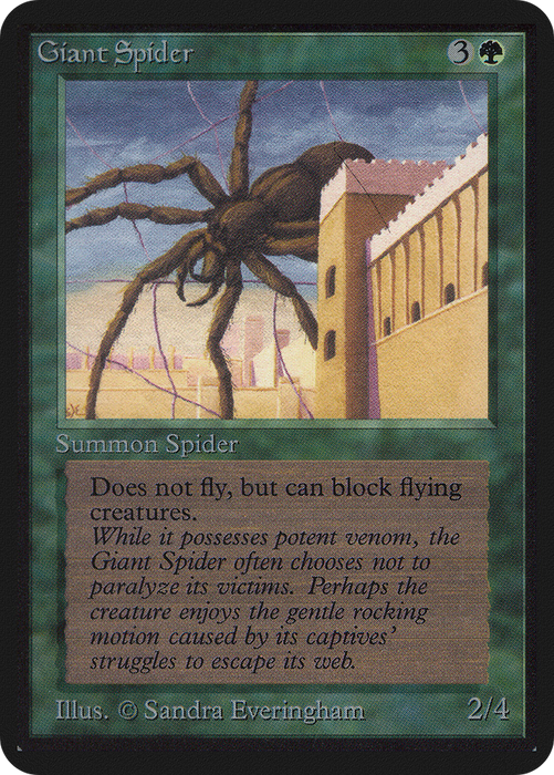 Giant Spider (LEA-198) - common